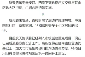 民意通｜高新区航天路与轸大路对接道路前期规划工作已完成图片