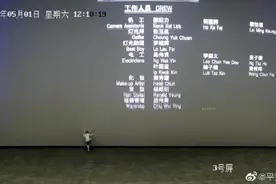 男孩踢打银幕致损坏，业内人士：没法修复图片