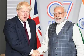 英国宣布与印度加强伙伴关系，将签署10亿英镑投资协议图片