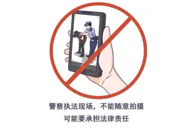 警察执法不能随意拍摄，这是个法律问题图片