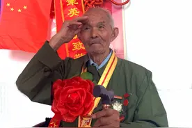 章丘抗日老兵刘士平曾手刃日本鬼子兵图片