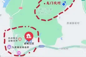 杭州一小区附近发现疑似豹子踪影！位置离杭州野生动物园不远图片