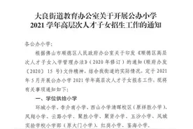11所公办小学可选！顺德大良高层次人才子女5月15日起报名图片