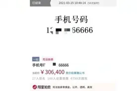 涉黑案犯罪分子“靓号”拍卖，尾号66666号码拍出30万视频封面