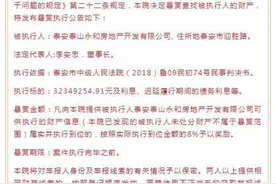泰安法院发布一执行标的3千余万元悬赏公告 提供线索最高可获200万奖励图片