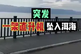 突发！直升机坠入大理洱海，事发时疑在为苍山森林灭火取水图片