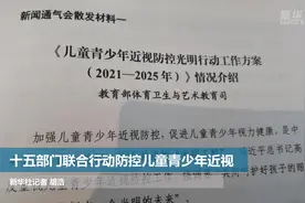 十五部门联合行动防控儿童青少年近视视频封面