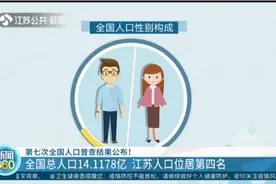 第七次全国人口普查：全国总人口14.1178亿，江苏人口数排第四视频封面