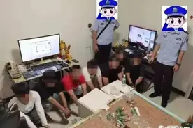 网上招赌，广西警方全链条打击一窝揣，7人被刑拘图片