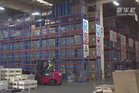 新华全媒+｜沿着高速看中国｜苏州工业园区里的中欧卡航图片