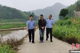 你捉青蛙我“捉”你 湖南桃江一男子夜捕蛙被抓获图片