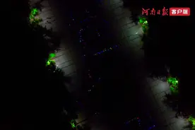 洛阳理工学院：荧光夜跑-让党史学习“燃起来，活起来”图片
