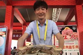 丝博会进入第三天 5元的凉皮夹馍哪里有？请到丝博会来图片