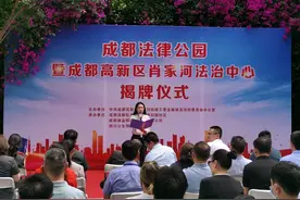 成都首家法律主题公园揭牌 共享法务平台助力企业发展图片