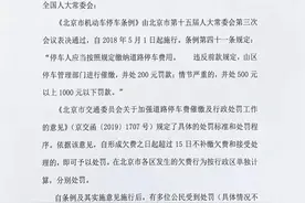 停车欠费一元罚两百，法学教授致信全国人大建议纠错地方法规图片