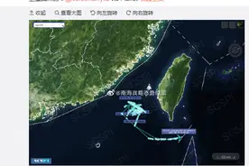 卫星捕获：美舰穿航台湾海峡时，3架美军侦察机飞往南海活动，疑似提供情报支援图片