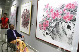 心中的山水——残疾人董桃平书画欣赏图片
