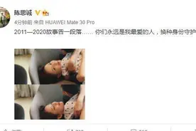 陈思诚520宣布与佟丽娅离婚：换种身份守护图片