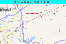 深圳至深汕合作区铁路项目征地，惠阳427.24亩土地拟被征收图片
