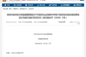 连续3次乱收费，河池一高中被罚30万元图片