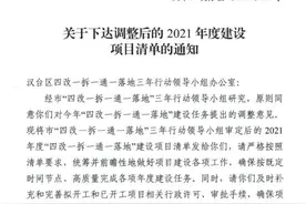 一天一变看汉台｜名单出炉！汉台区18个棚改项目开工图片