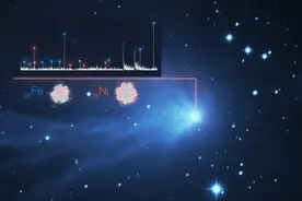 太意外：寒冷的彗星大气中竟含有气态金属图片