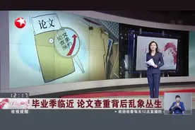 毕业季临近  论文查重背后乱象丛生视频封面