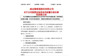 ST威龙：违规担保已解决，公司仍处于立案调查阶段图片