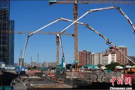 北京地铁14号线预计今年底全线贯通 剩余段车站结构封顶图片