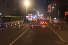 上城区全福桥路（机场路至西广场）与塘工局路（之江路-艮山西路）已进场施工，请注意避让图片