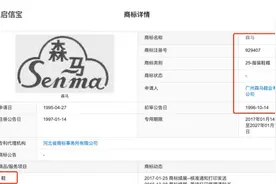 企业商标布局有多重要？做服饰的“森马”告了做鞋子的“森马”图片