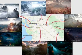 《地平线：西部禁域》非常大 世界地图规模曝光图片