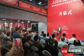 四川书家笔落千钧成华章，挥毫写就“人间正道是沧桑”图片