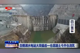 四川新闻联播丨白鹤滩水电站大坝最后一仓混凝土今开仓浇筑图片