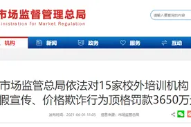 新东方学而思等15家机构为何被罚3650万图片