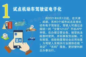成都驾驶员！电子驾照今天开始申领图片