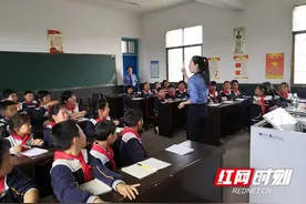 赫山龙洲小学：颂歌献给党 结对共成长图片