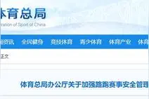 国家体育总局：对马拉松等路跑赛事“一对一”核查，不符合要求的须暂停举办图片