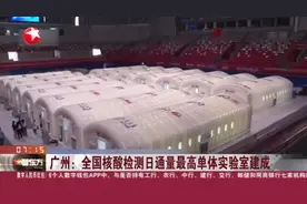 广州：全国核酸检测日通量最高单体实验室建成视频封面
