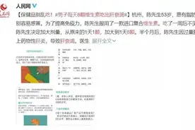 男子每天服用维生素，半个月后肝衰竭！这些人，只会越补越差.......图片