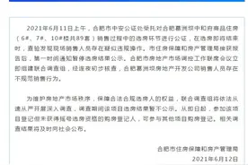 合肥房管局暂停葛洲坝中和府项目选房：存不规范销售行为图片