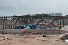 南昌地铁4号线地下站首个站点出入口“现身”图片