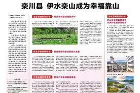 洛阳篇丨栾川县 伊水栾山成为幸福靠山图片