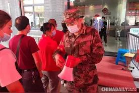 绍兴市上虞区百官街道民兵深度参与基层社会治理图片