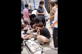 新人不摆宴席请亲友路边吃面 亲友：挺好的 不铺张浪费图片