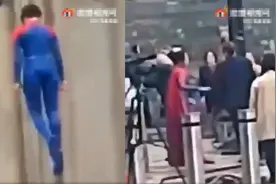 《闪电侠》片场视频曝光 女超人酷炫登场从天而降图片