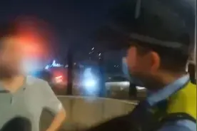 再逼要跳桥？男子醉驾被查：公司要倒闭了 我要死掉了图片