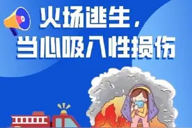 火场逃生，当心吸入性损伤图片