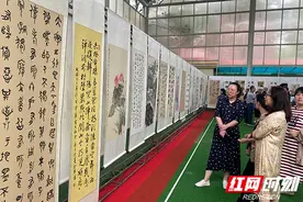 奋斗百年路，永远跟党走——省委办公厅暨全省保密系统庆祝建党百年书画展隆重开幕图片
