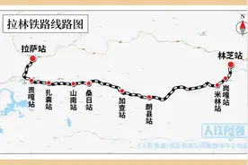 拉萨到林芝铁路6月25日开通，动车首次开进西藏图片